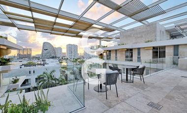 Departamento en Renta en Cancún en Alba Puerto Cancún con Vista al Mar Caribe