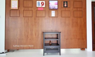 Newly renovated single-storey detached house on 100 sq.wah of land in Theprat Village, near Asia Industrial Estate and Lotus’s Ban Chang, Rayong.