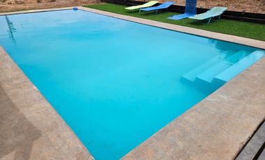 Venta o Arriendo Parcela con casa, quincho y piscina, sector San Nicolas, Florida