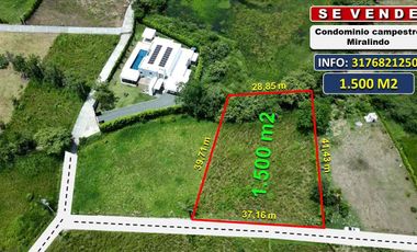 Se vende lote en Buga - Valle, corregimiento Zanjón Hondo - Condominio campestre miralindo.