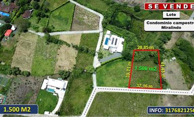 Se vende lote en Buga - Valle, corregimiento Zanjón Hondo - Condominio campestre miralindo.