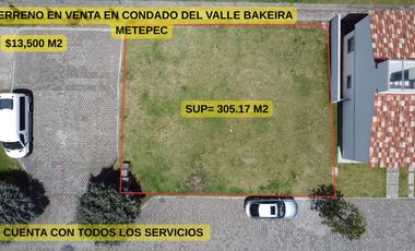 TERRENO EN VENTA EN CONDADO DEL VALLE