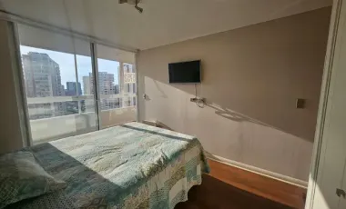 Arriendo comodo departamento Amoblado en Concon 2 Dormitorios, 2 baños, 1 estacionamiento 1 bodega, $ 650.000