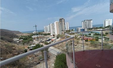 SE RENTA APARTAESTUDIO AMOBLADO VISTA AL MAR PLAYA SALGUERO - E.C.