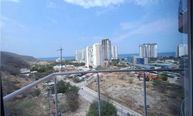 SE RENTA APARTAESTUDIO AMOBLADO VISTA AL MAR PLAYA SALGUERO - E.C.