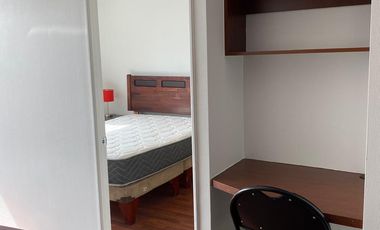 Arriendo departamento Amoblado 1 dormitorio 1 Baño, $ 460.000 con gasto común  incluido