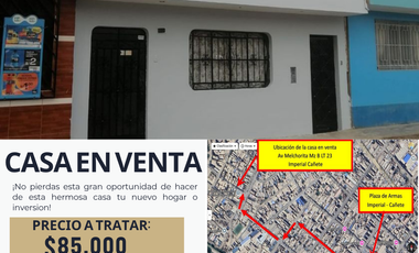 CAÑETE IMPERIAL CASA EN VENTA