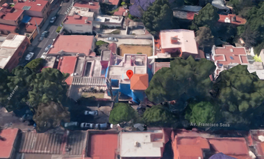 Casa en venta - Recuperación bancaria - Av. Francisco Sosa - Santa Catarina - Coyoacán - CDMX