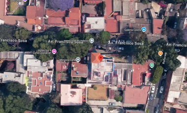 Casa en venta - Recuperación bancaria - Av. Francisco Sosa - Santa Catarina - Coyoacán - CDMX