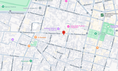 Casa en venta - Recuperación bancaria - Av. Francisco Sosa - Santa Catarina - Coyoacán - CDMX