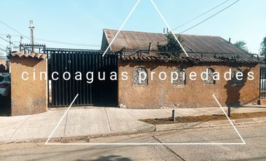 Casa esquina con local comercial en Quilicura