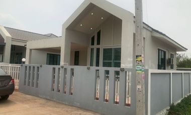 92615 - ขายบ้านเดี่ยวเมเปิ้ลโฮม คูบัว อำเภอเมือง ราชบุรี สไตล์นอร์ดิก ชั้นเดียวหลังแรกหัวมุม ทำเลติดถนนหลัก