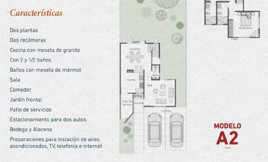 Casa en privada con amenidades y áreas verdes, al poniente de Mérida