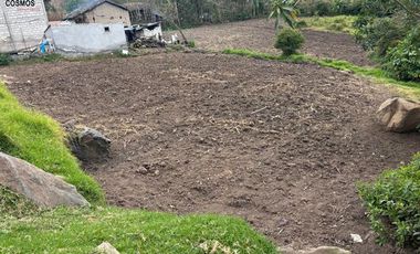 Terreno de venta en Otavalo sector Pucara Alto, con vista a la laguna de San Pablo