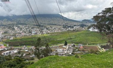 Terreno de venta en Otavalo sector Pucara Alto, con vista a la laguna de San Pablo
