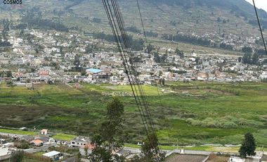 Terreno de venta en Otavalo sector Pucara Alto, con vista a la laguna de San Pablo