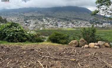 Terreno de venta en Otavalo sector Pucara Alto, con vista a la laguna de San Pablo