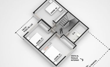 Casa en Condominio en Calle Las Palomas, Surquillo.
