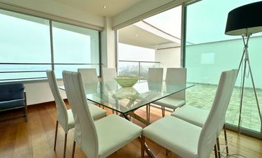 Penthouse de lujo en alquiler en Malecon de Miraflores  Vista espectacular al Mar