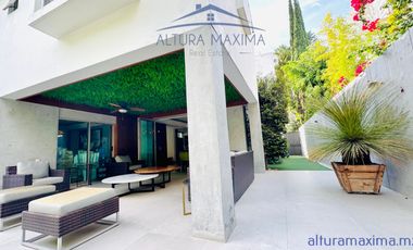 Casa de Lujo Totalmente Amueblada en Renta Fracc. Puerta de Hierro Andares