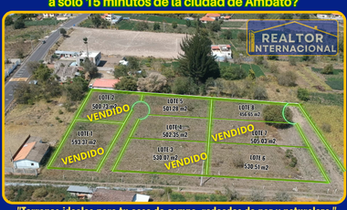 Venta de terrenos en Montalvo - Totoras