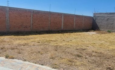En VENTA Terreno Bosques del Paraíso Norte Aguascalientes