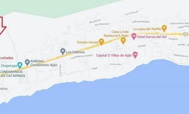 Terreno Oportunidad 528m2 Ajijic vista Panorámica al Lago Akalani $5,280,000