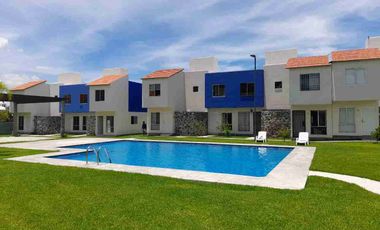 !!ESTRENA HERMOSAS CASAS A 5 MINUTOS DEL ISSSTE CON ALBERCA EN EMILIANO ZAPATA, MORELOS