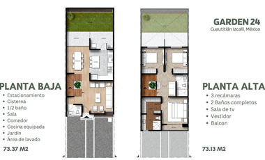 Venta de casa en Garden Residencial, Cuautitlán Izcalli