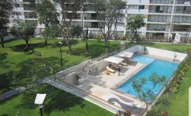 SE ALQUILA ESPECTACULAR FLAT AMOBLADO O SEMIAMOBLADO EN PRIMER PISO DE 3 DORMITORIOS MAS SERVICIOS. CERCA A UPC , EMBAJADA EE.UU. AV.