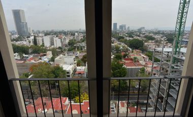 DEPARTAMENTO NUEVO EN RENTA, ARCOS VALLARTA, EDIFICIO SOHO MORELOS