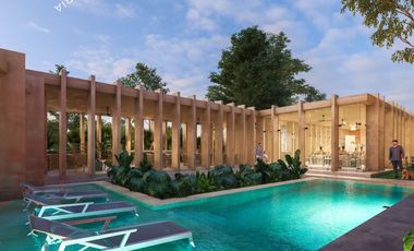 Venta de terreno en privada con amenidades en Mérida