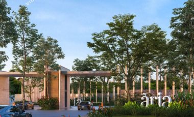 Venta de terreno en privada con amenidades en Mérida