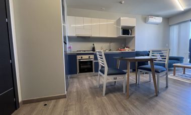 Departamento de 1 Recámara con Terraza. Equipado y Amueblado