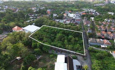 Tanah View GWK cocok untuk Perumahan jalan Merak Ungasan Bali