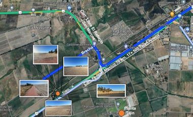 Terreno en venta en Tala, Jalisco a pie de carretera