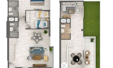 Dúplex en Surco | Amplia Terraza y Zona Segura