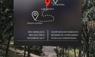 Terreno en Venta en Fracc. Cardo Santo en Tapalpa