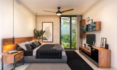 DEPARTAMENTO EN MERIDA YUCATAN TEMOZON CON ALBERCA Y CANCHA DE PADEL MATHEA