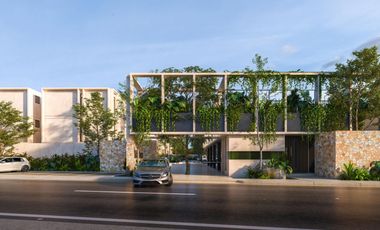 DEPARTAMENTO EN MERIDA YUCATAN TEMOZON CON ALBERCA Y CANCHA DE PADEL MATHEA