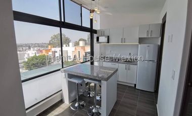 Loma Dorada, en renta exclusivo Loft amueblado. FVR