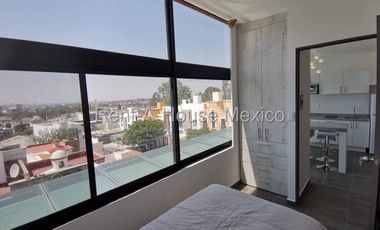 Loma Dorada, en renta exclusivo Loft amueblado. FVR