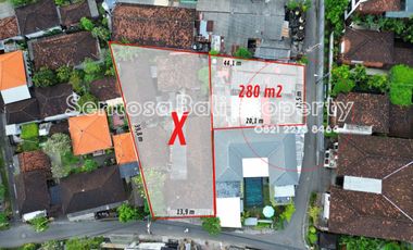 Land for lease 30 years in 280m² in sanur Bali