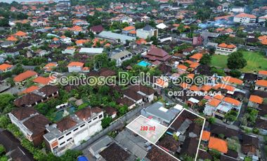 Land for lease 30 years in 280m² in sanur Bali