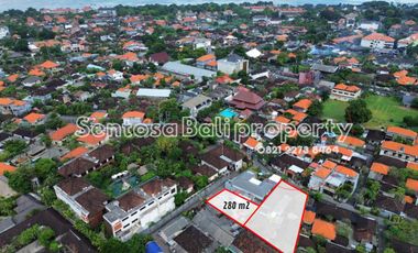 Land for lease 30 years in 280m² in sanur Bali