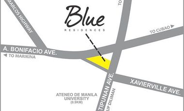 FOR LEASE 1BR Blue Residence QC