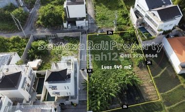 Freehold land sale 949m² Berawa Canggu