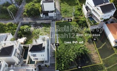 Freehold land sale 949m² Berawa Canggu