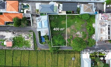 Freehold land sale 400m² Bumbak Umalas