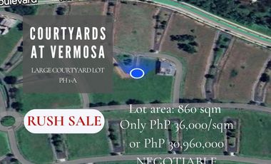 RUSH SALE:  The Courtyards at Vermosa Vacant Residential Lot